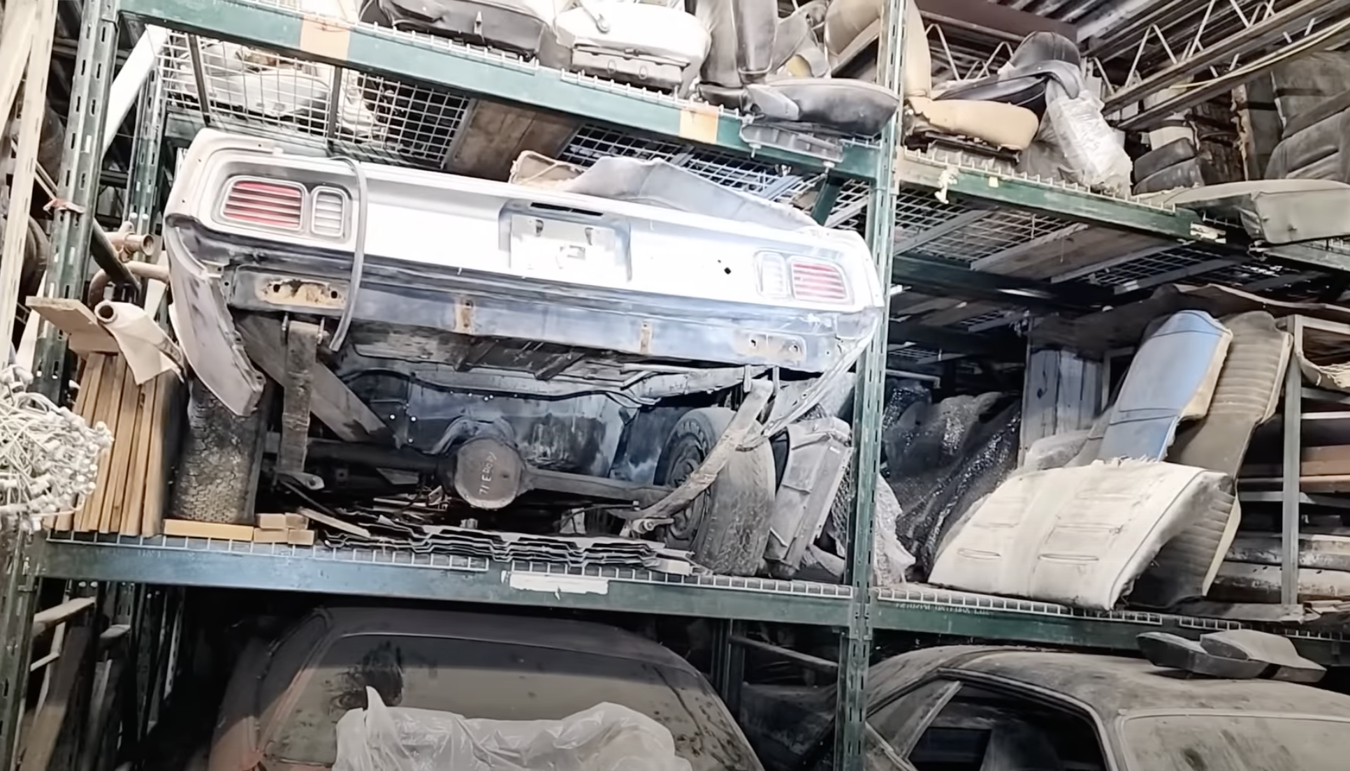 Better Than a Barn Find: Floor-to-Ceiling Mopar Muscle Cars and Spare Parts Found in a Warehouse