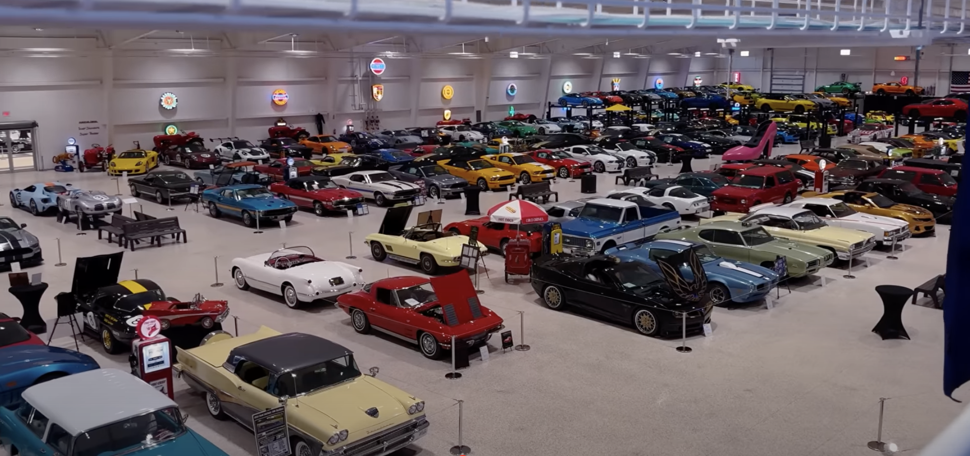 Video: Florida Man Presents Over 440 Collector Vehicles in Private American Muscle Car Museum