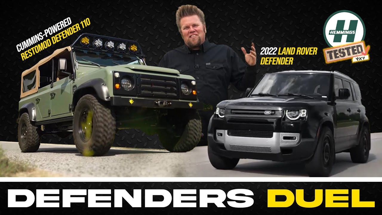 Hemmings Tested 4x4 Episode 2: RestoMod Land Rover Defender 110 vs its 2022 Counterpart