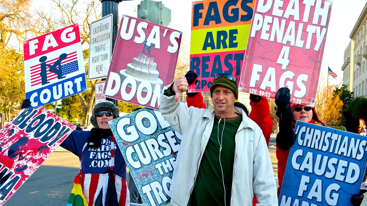 Westboro Baptist Church Protesters are obsessed with FAGS Washington DC USA
