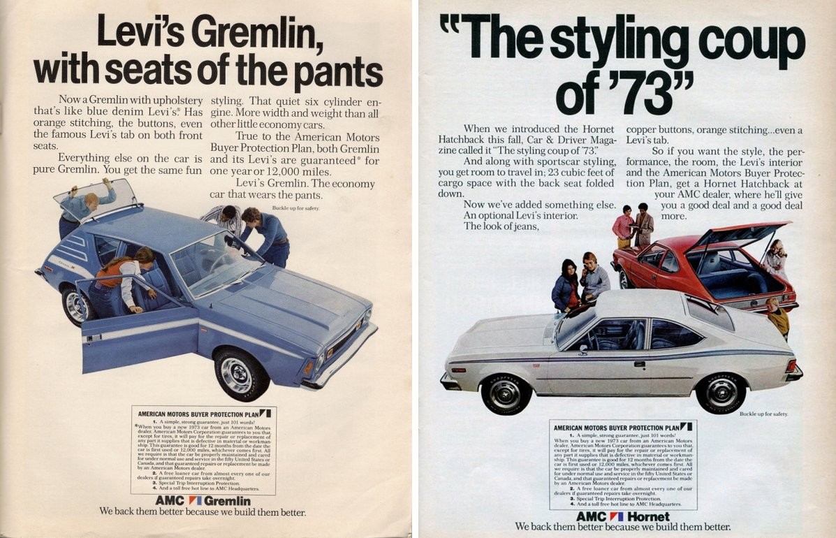 Did You Know? Levi's Blue Jeans Dressed American Motors' Cars in the 1970s