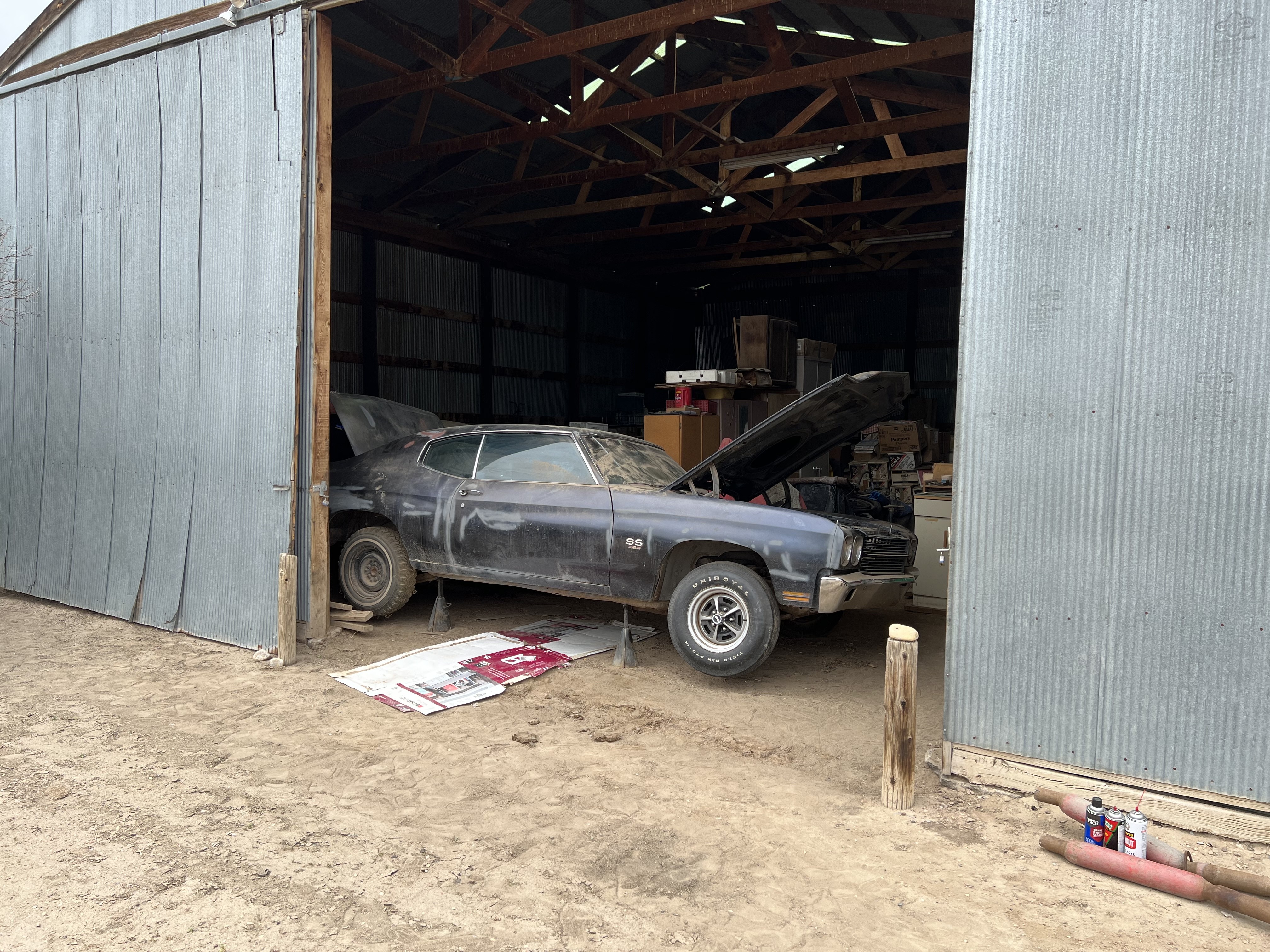 Barn Find 1970 Chevelle LS6 SS 454