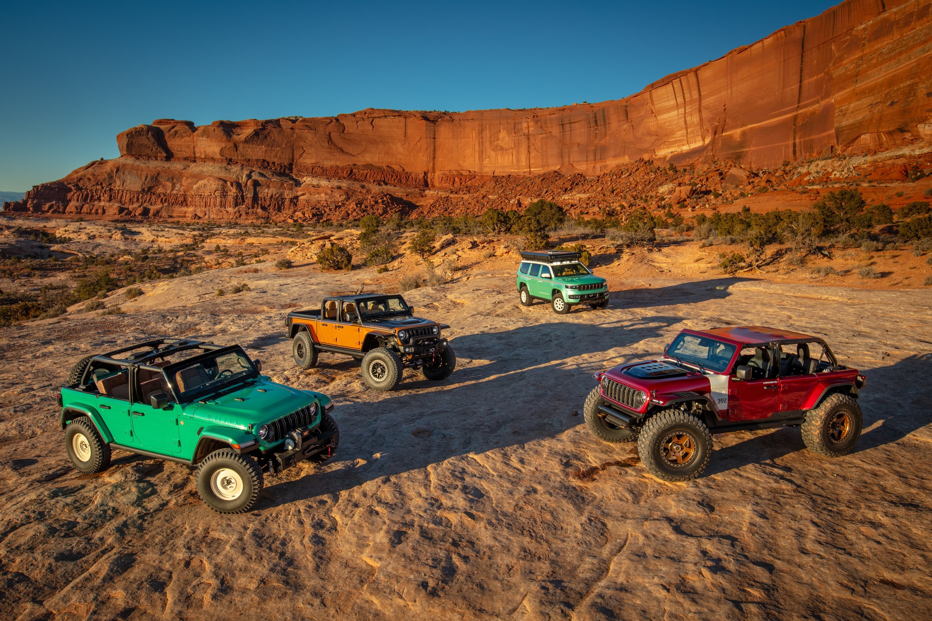Jeep Hits the Trails with Four New 4x4 Heritage-Inspired Concept Vehicles