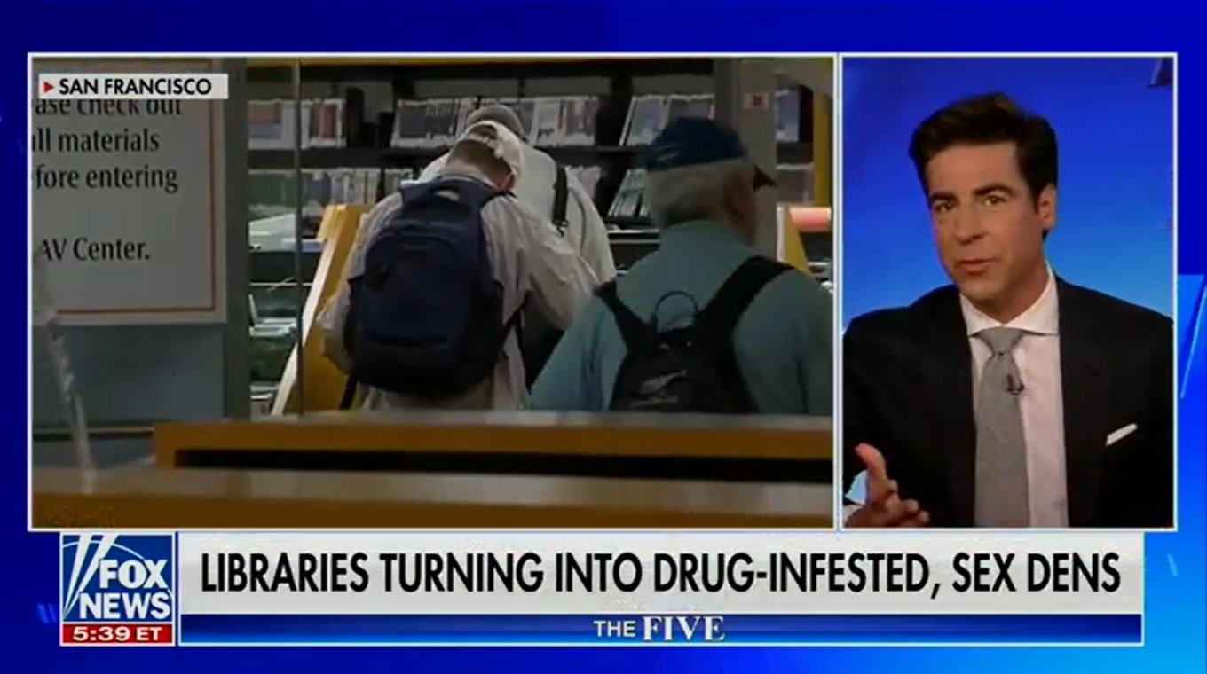 Uh  Fox News ridiculed after claiming libraries turned into  