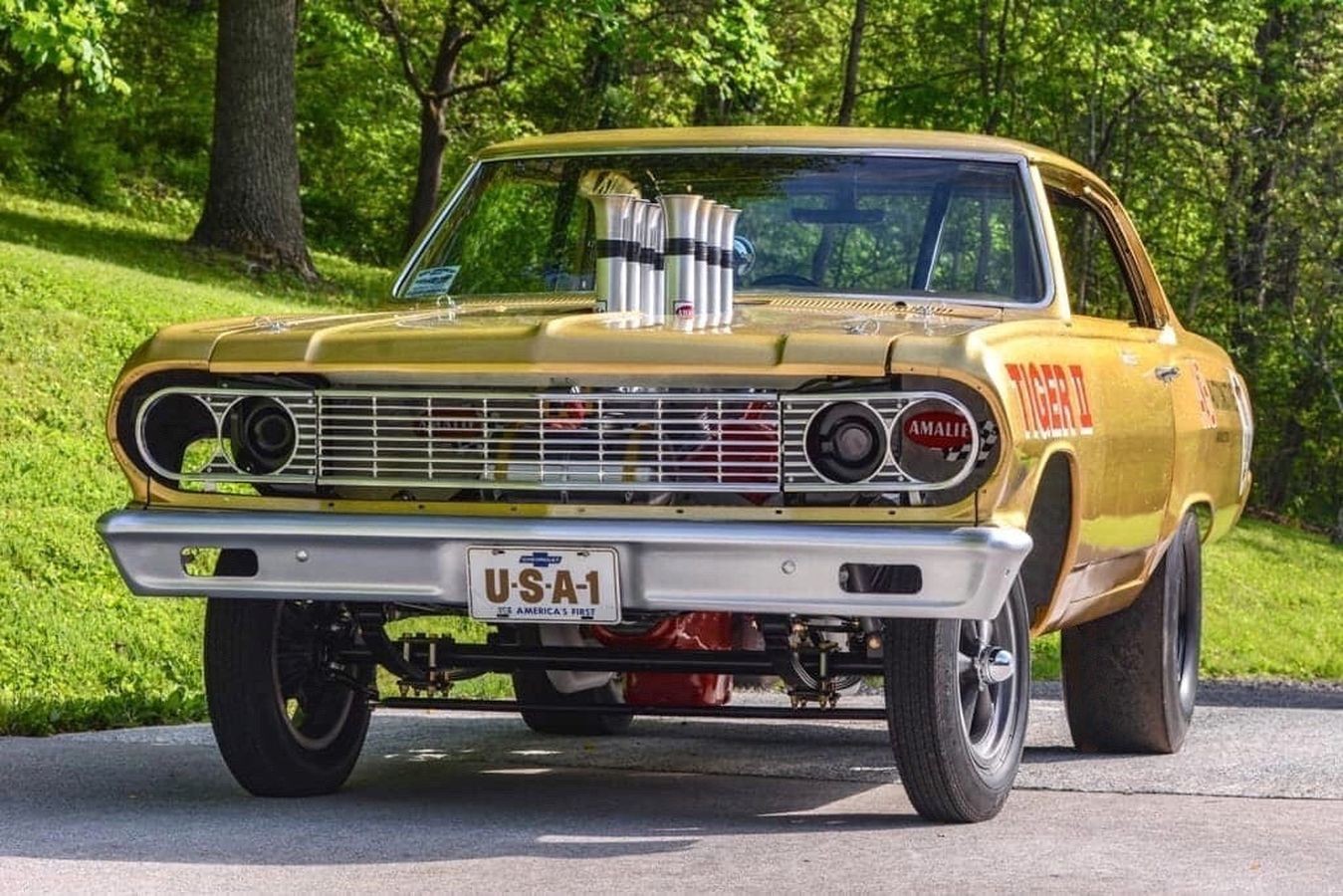 One of the World's First Funny Cars, the 1965 Chevrolet Chevelle 