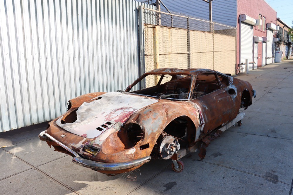 You Could Own This Fire Damaged Ferrari Dino 246 GT for $129,500