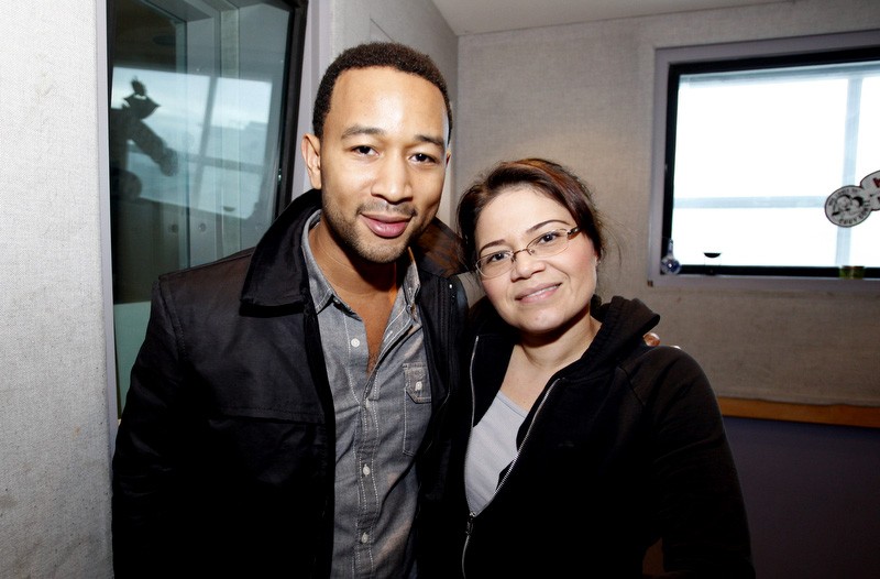Photos John Legend and Sana G 106KMEL 7x7 Bay Area