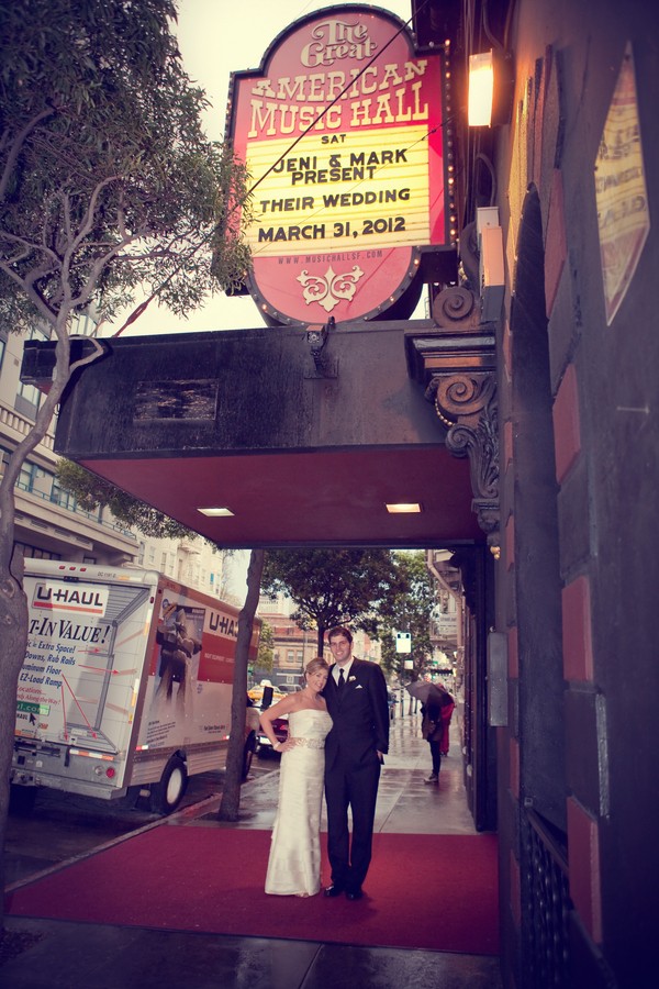 A Wedding At The Great American Music Hall 7x7 Bay Area