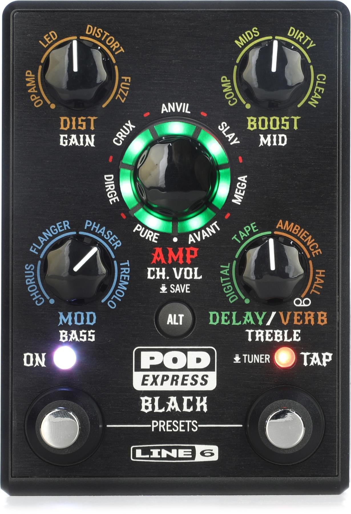 Discover the POD Express Black, High Gain Guitar Processor - Premier Guitar