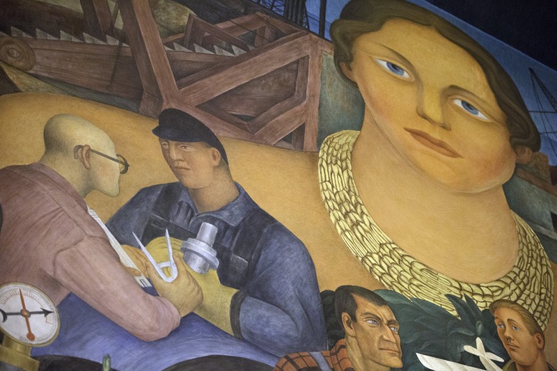 Scenes of the City Tour Diego Rivera's 'Allegory of California' 7x7