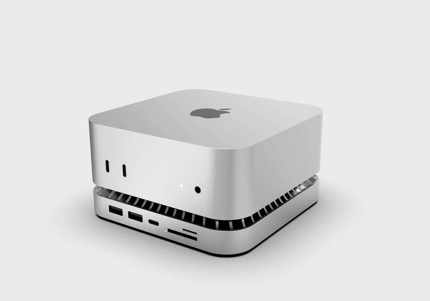 美品　Mac mini M1 8GB 256GB + USBC Hubのセット Boost Your 2024 Mac Mini with RayCue Hub & Stand for $79