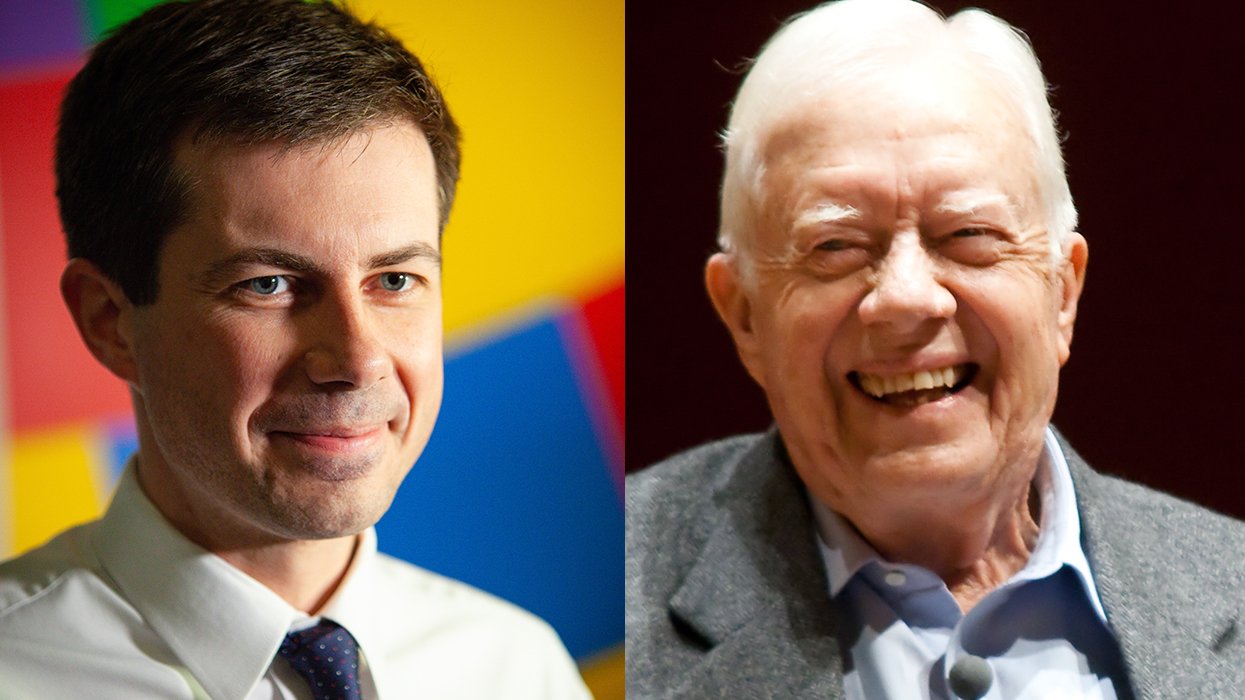 Pete Buttigieg president Jimmy Carter