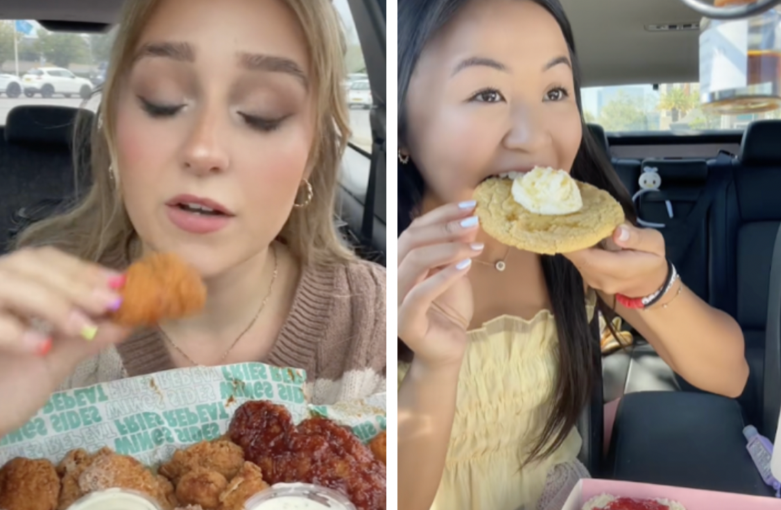 Health warning sent over viral 'car mukbang' TikToks