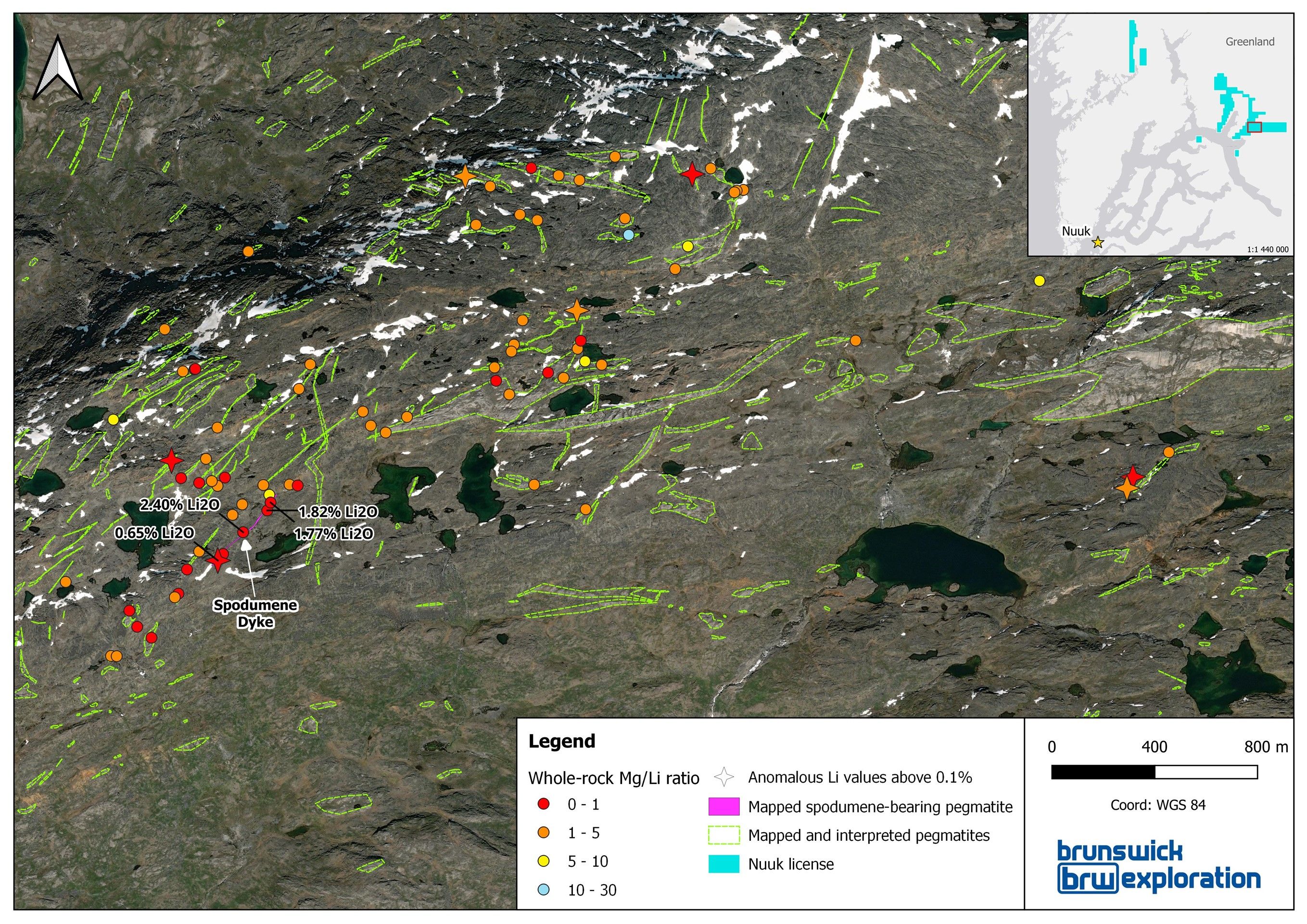 Ivissartoq Discovery Area - Lab Results