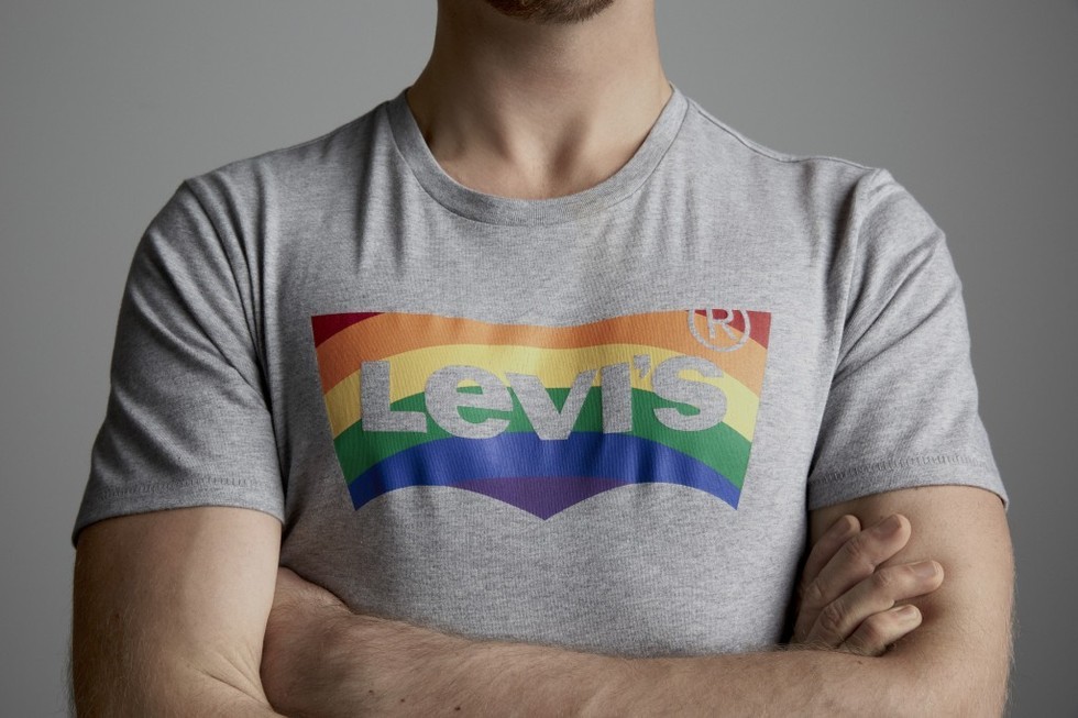 levi's gay pride shirt