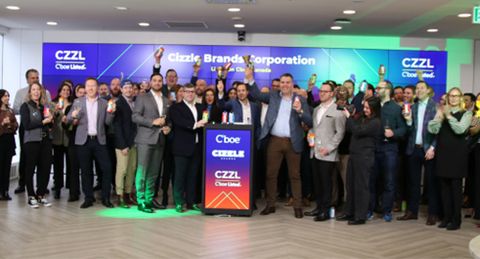 During FQ2 2025 Cizzle Brands' common shares became listed on the Cboe Canada stock exchange, an event that was commemorated by the bell-ringing ceremony pictured above at the exchange's Toronto office