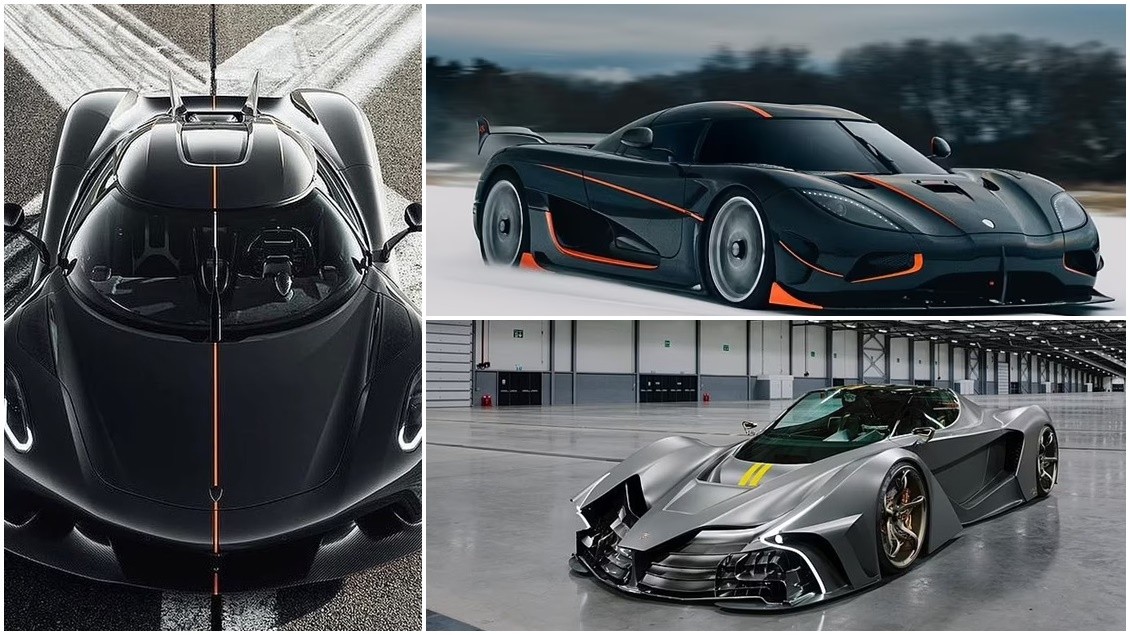 The eight fastest cars in the world, one holds the record for the