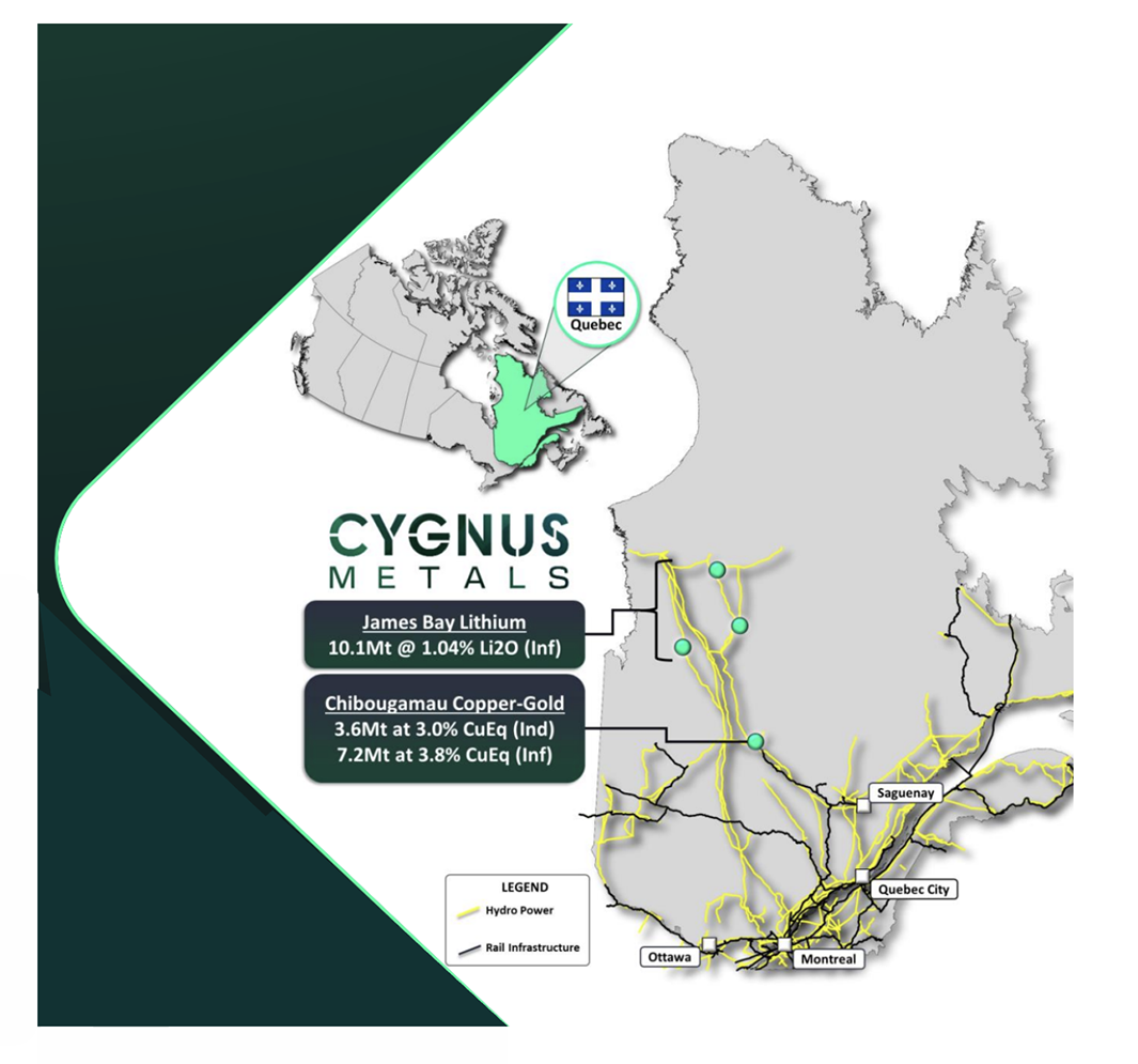 Cygnus Metals project location