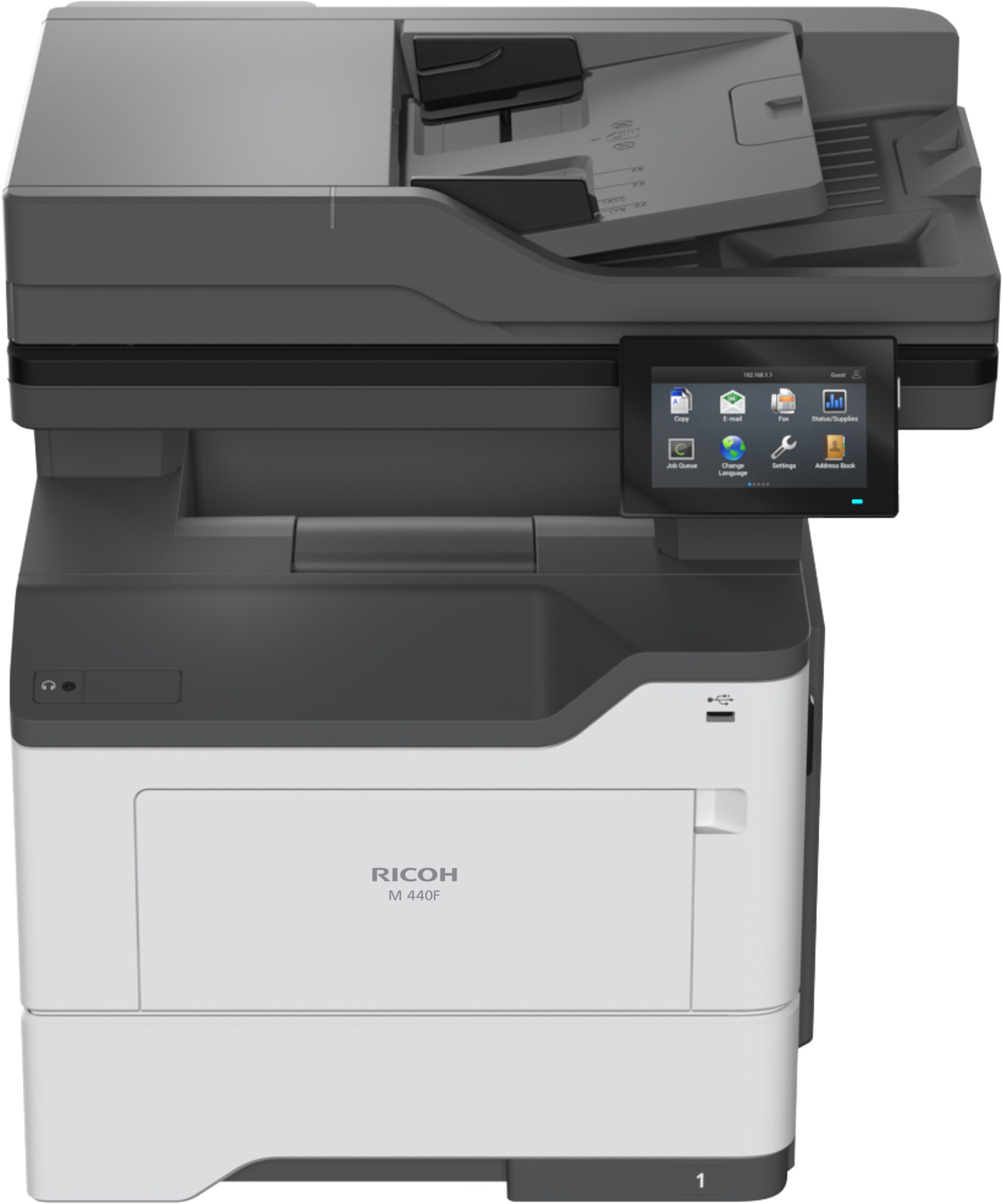 M 440F Black and White Laser Multifunction Printer | Ricoh Latin