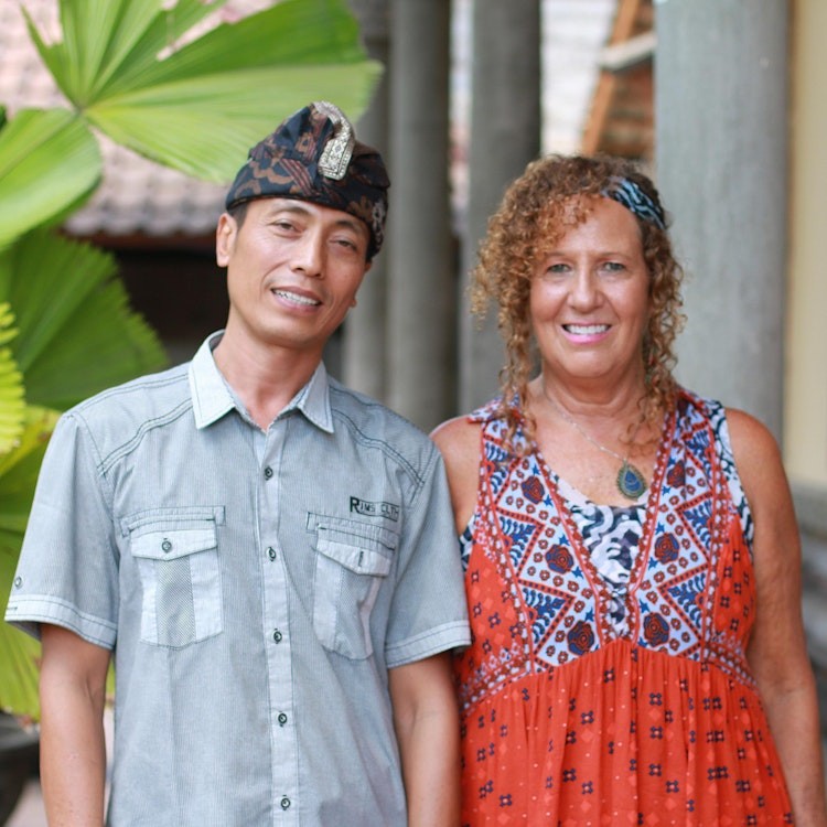 Wayan Arta and Sharon