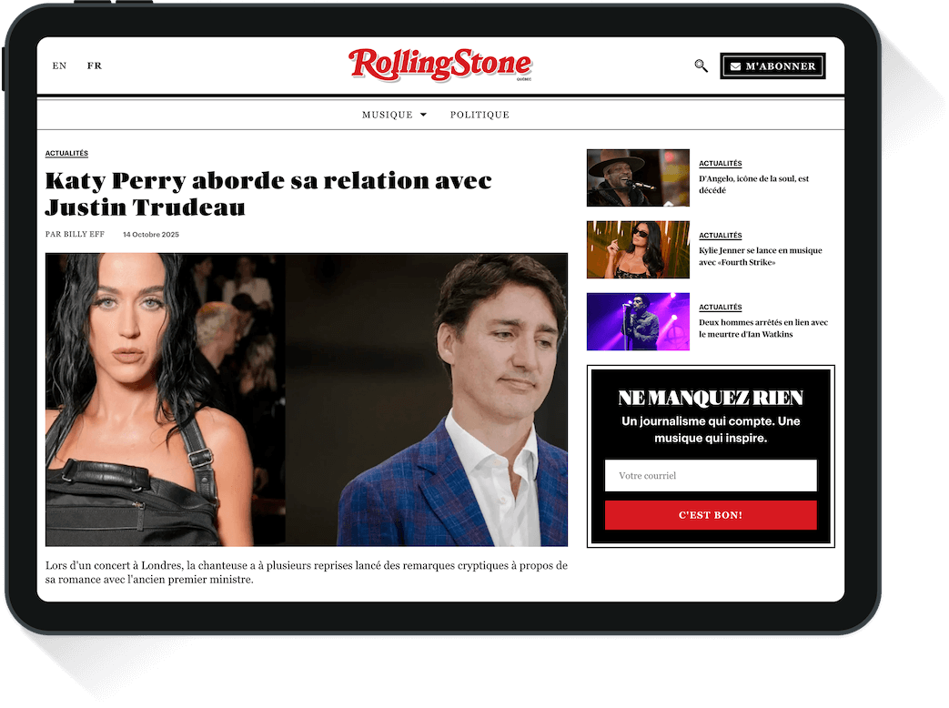 Rolling Stone tablet screenshot