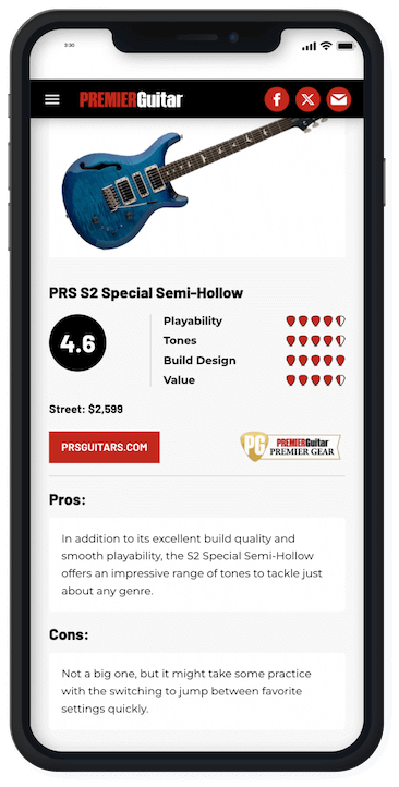 Premier Guitar mobile screenshot