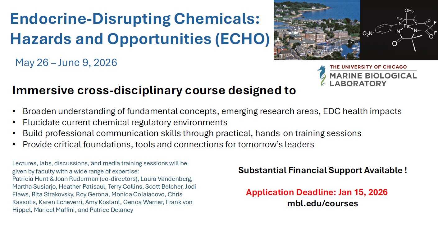Endocrine-disrupting chemicals: hazards and opportunities (ECHO) course