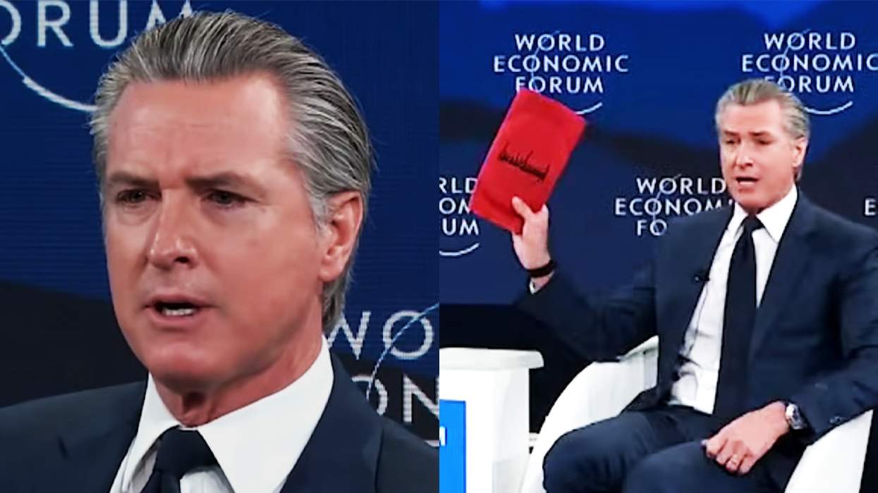 Gavin Newsom touts knee pads for leaders who