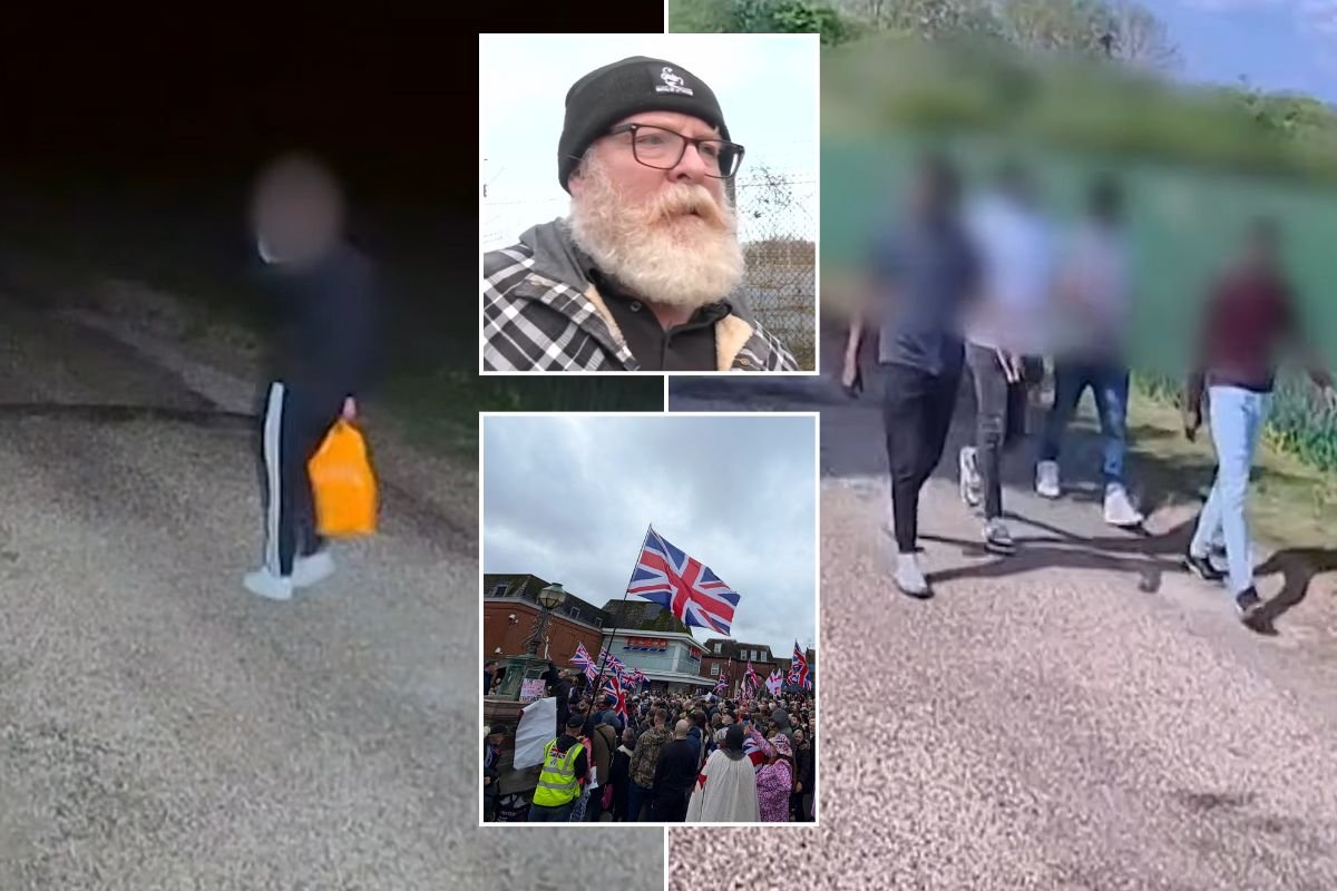 Migrants living at RAF base leave residents feeling unsafe after wandering around his garden at night