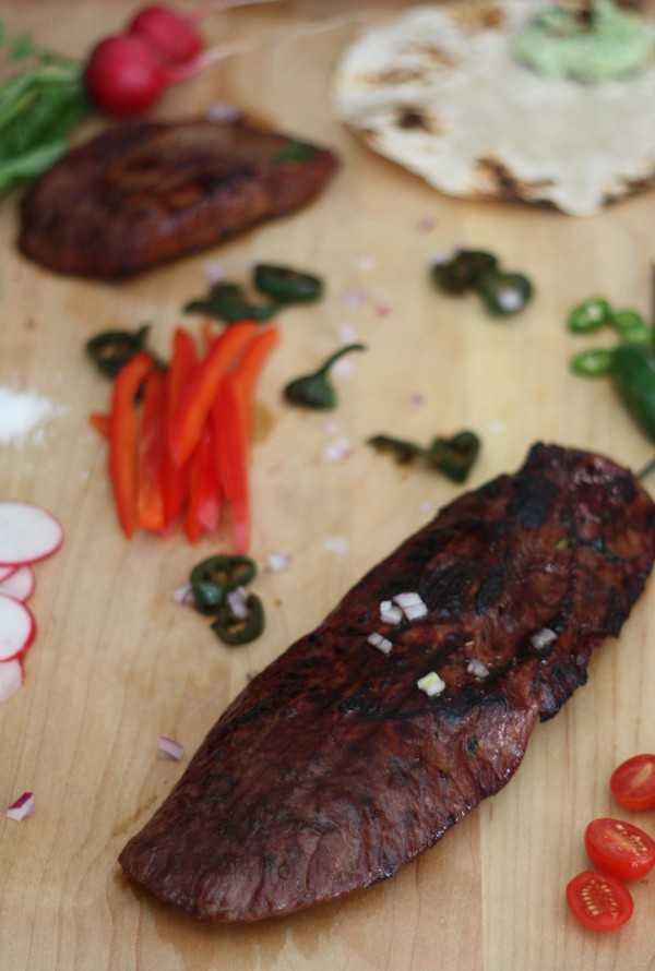 grilling flat iron steak