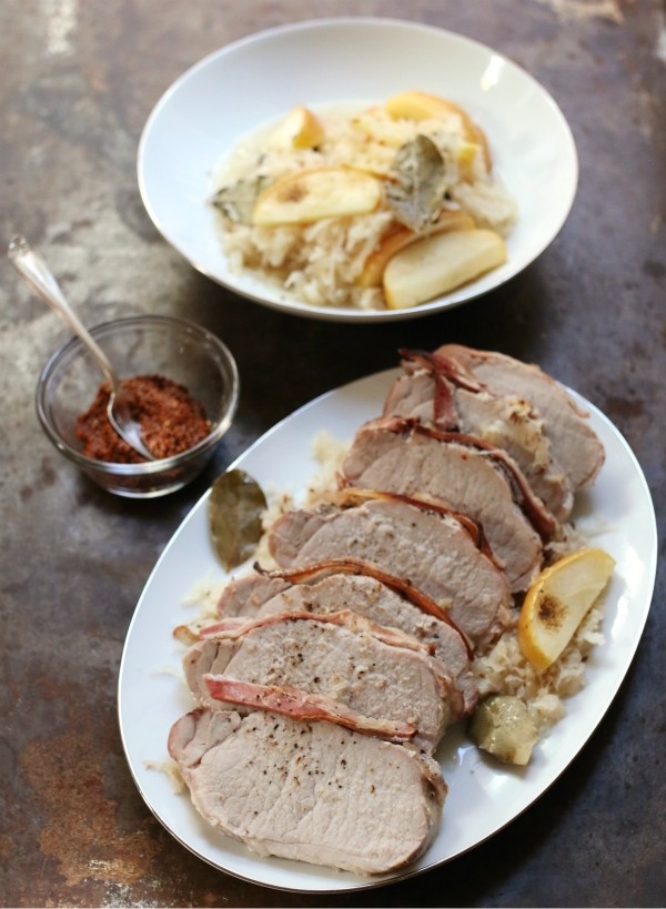 New Year's Day: Roast Pork With Sauerkraut and Apples - Tasting Room ...