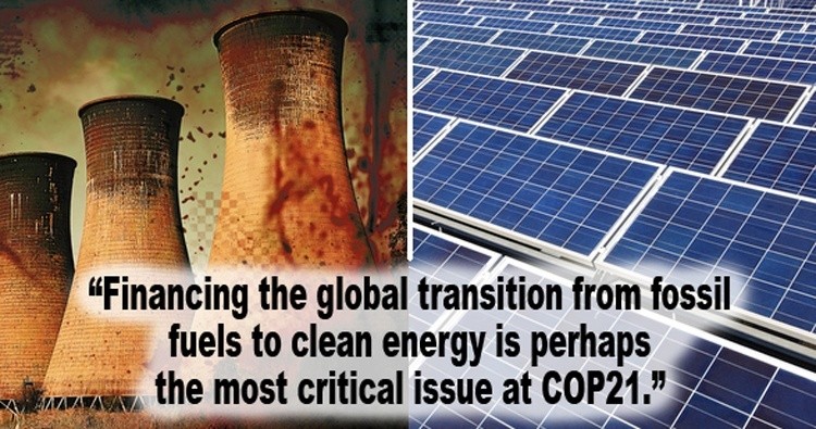 How To Finance The Global Transition From Fossil Fuels To Renewable