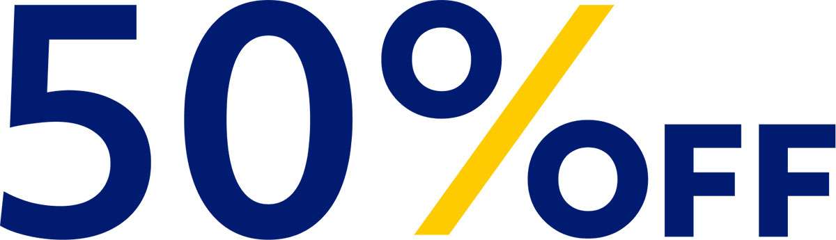 50% OFF