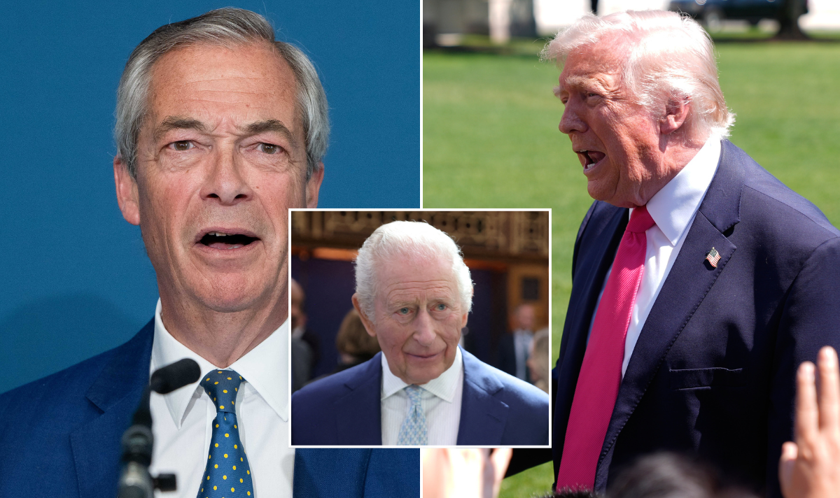 Nigel Farage urges King Charles to confront Donald Trump over Falklands row: 'Never been Argentinian!'