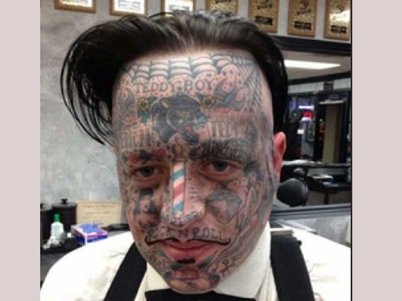 face tattoos are gross