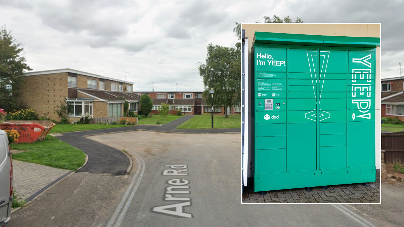 Locals 'up in arms' over 8ft-tall parcel locker 'plonked' outside their front doors