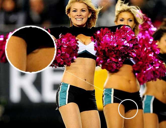 Cheerleader 1 thinks she's got all the attention, totally oblivious th...