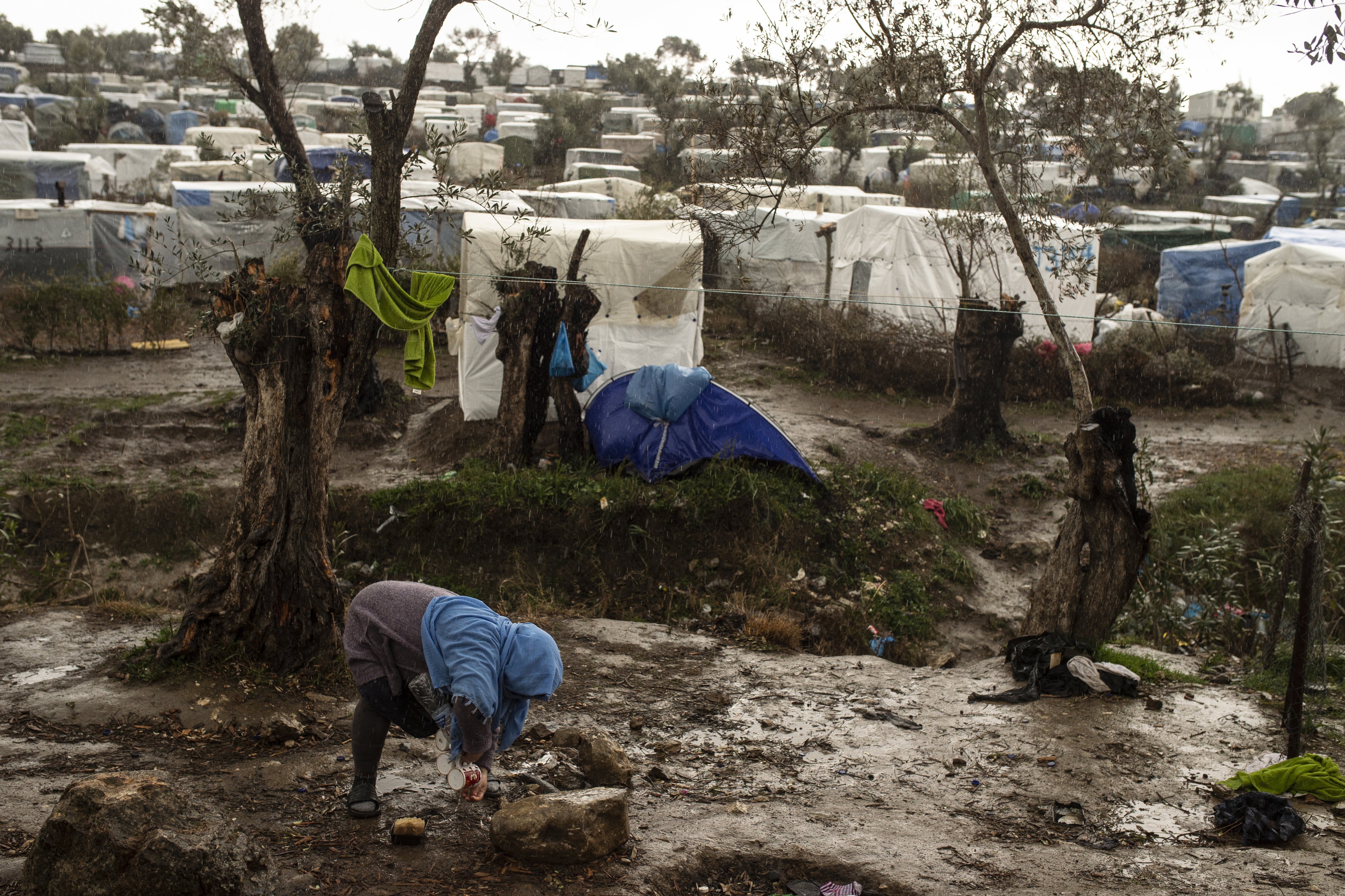 Afghan migrants on Greek island stone teenage girl after she refused forced marriage