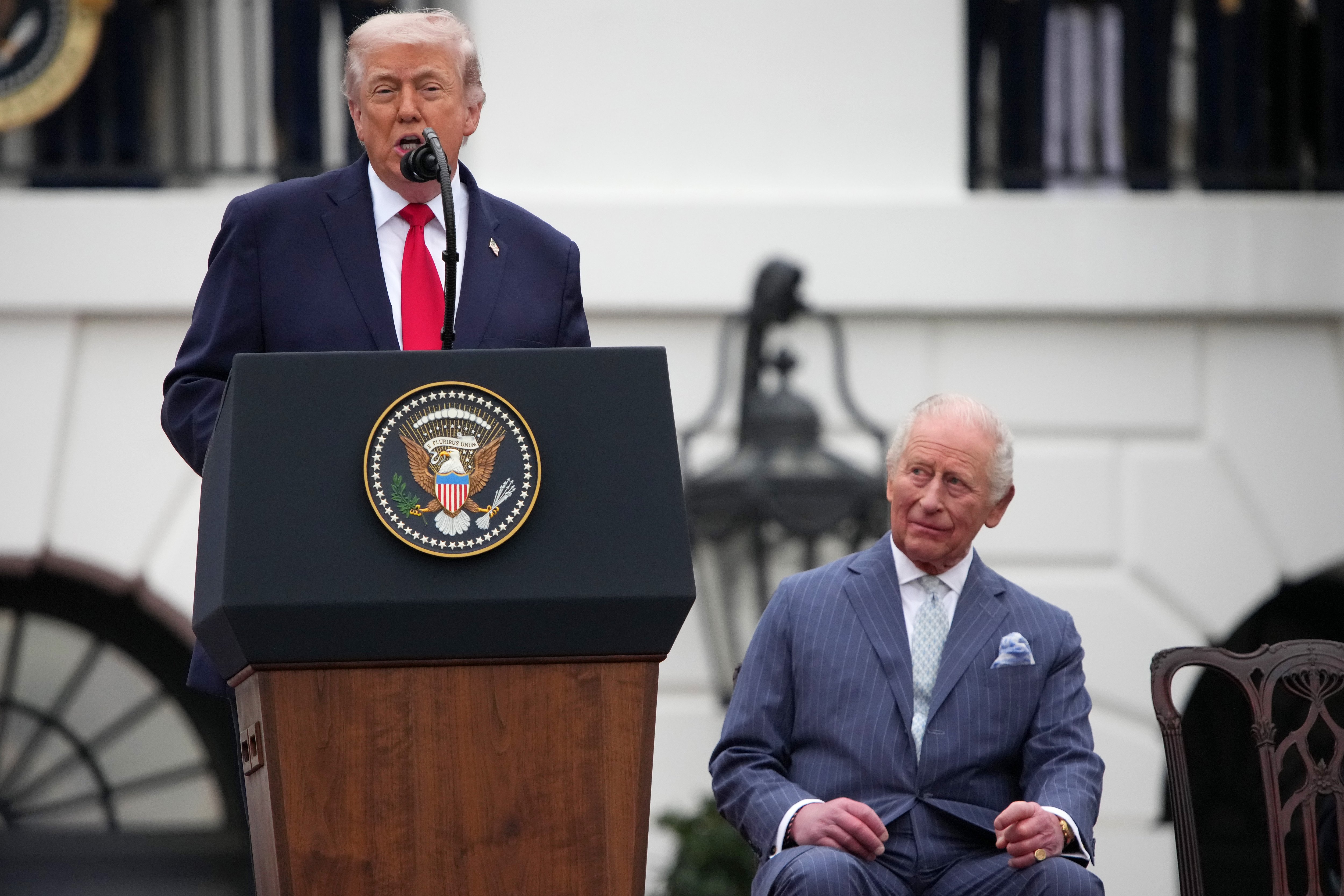 Donald Trump admits he wants to break protocol for King's address to Congress: 'A step too far!'