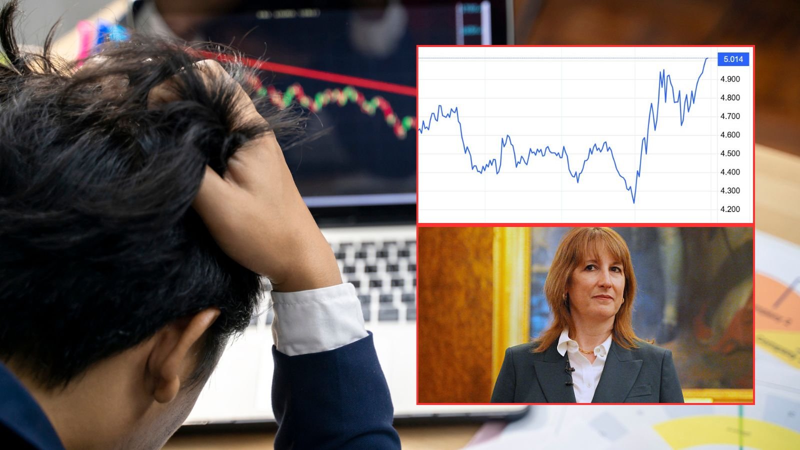 Borrowing costs SKYROCKET to 'levels not seen since financial crisis' as Rachel Reeves faces 'energy crunch'