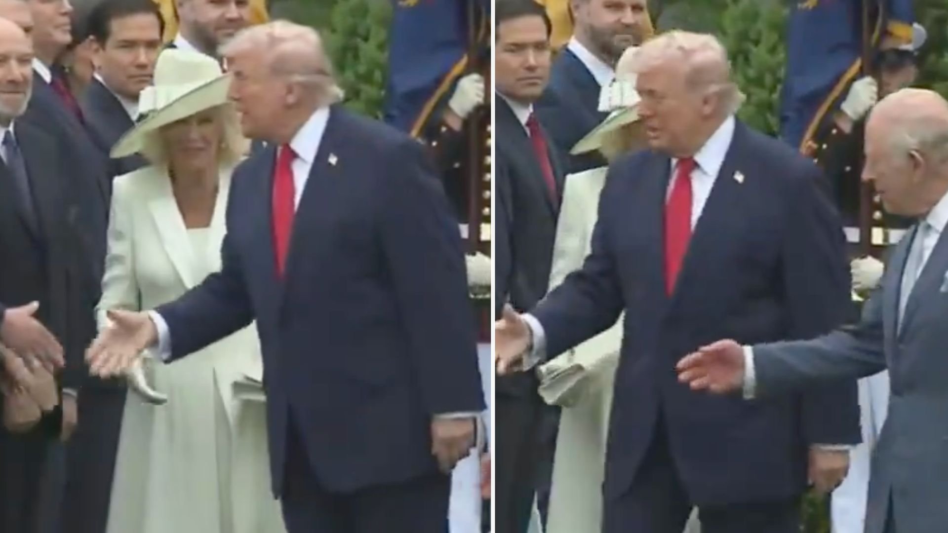 Donald Trump accused of 'disrespecting' King Charles and Queen Camilla by enraged royal fans