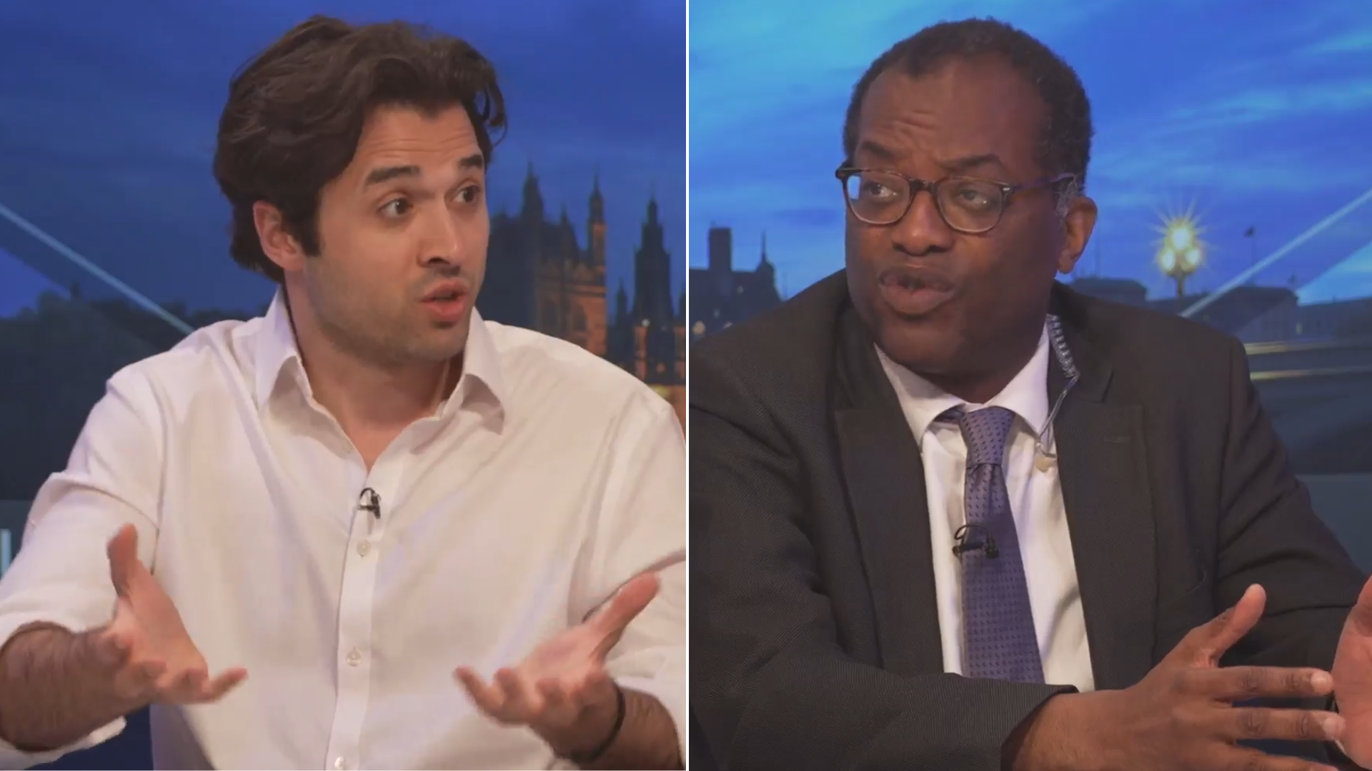 ‘You cannot gaslight people!’ Kwasi Kwarteng clashes with Sebastian Salek over asylum seeker housing