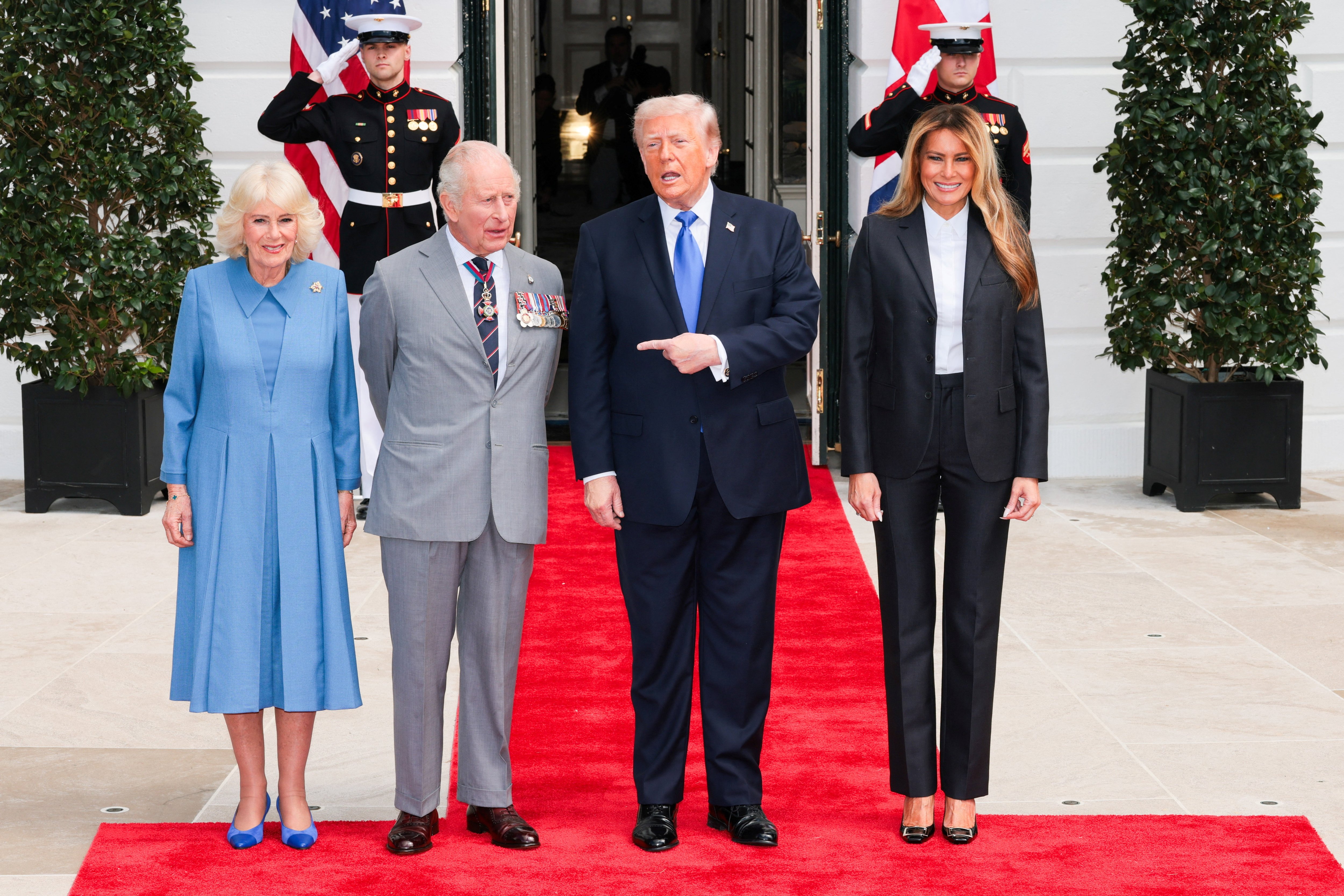 King Charles and Queen bid farewell to Donald Trump and Melania on final day of highly successful State Visit