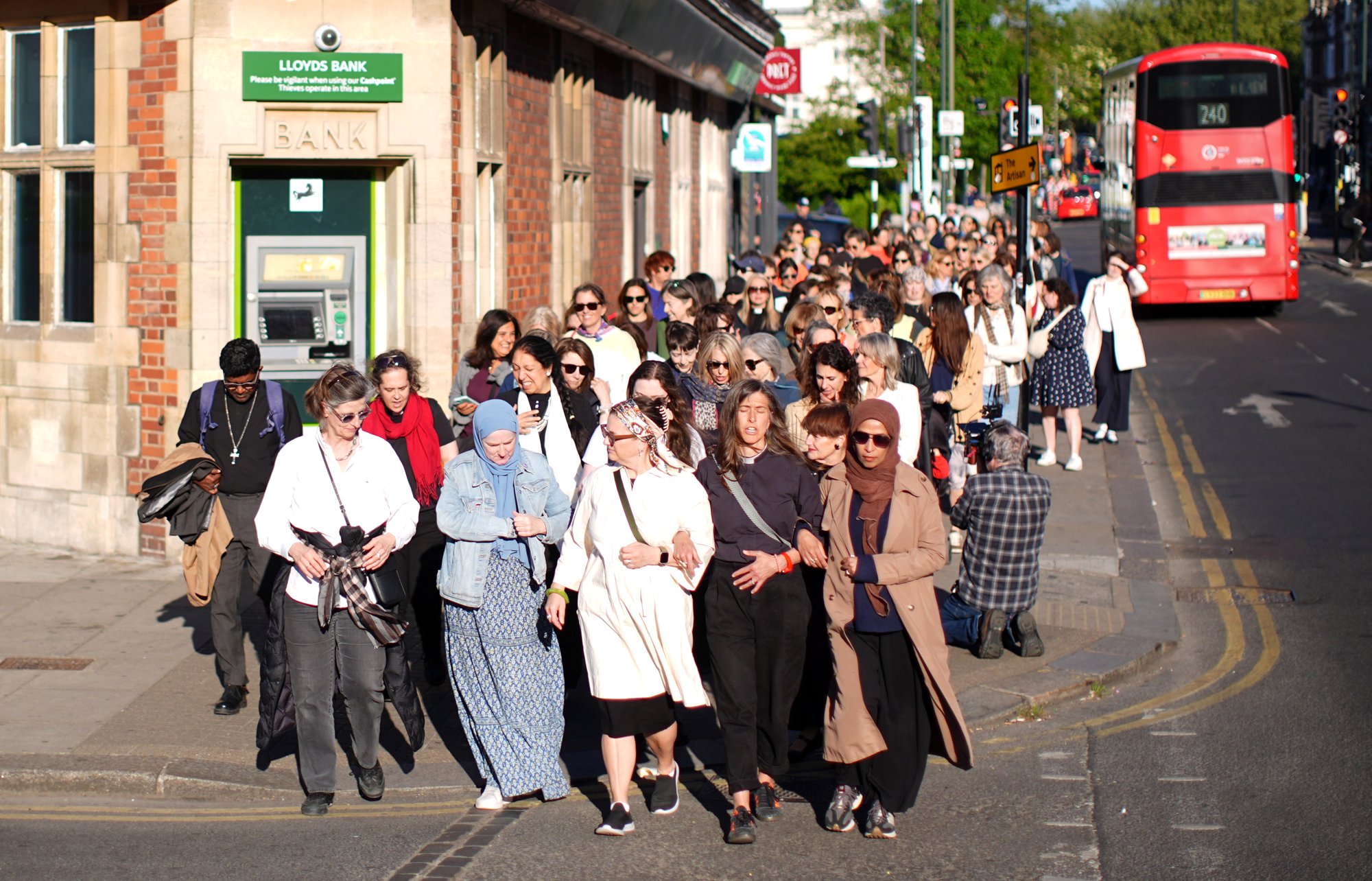 Nearly 100 inter-faith women march through Golders Green in stand against 'hatred and division'
