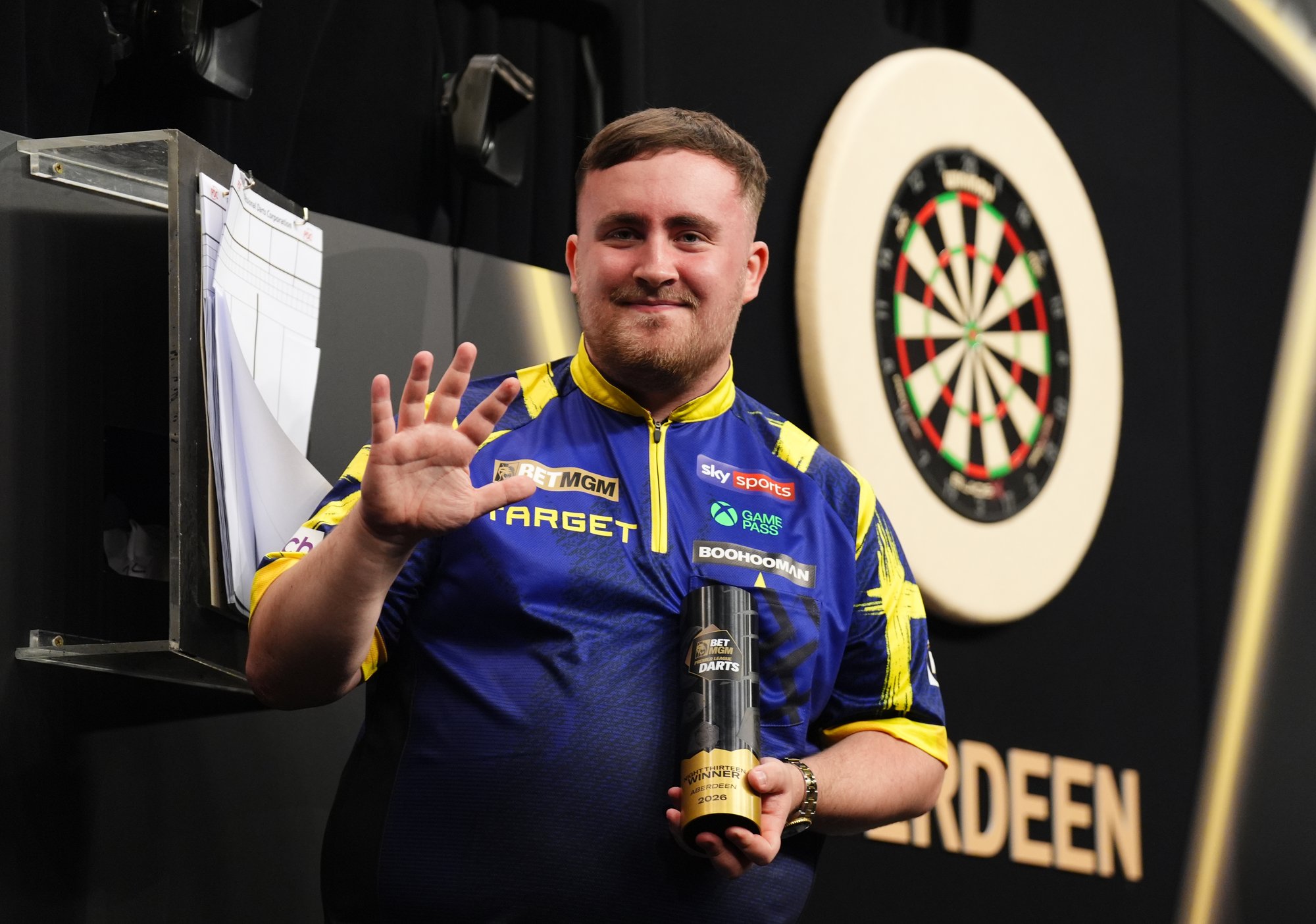 Luke Littler reveals admission from Luke Humphries after Aberdeen Premier League win