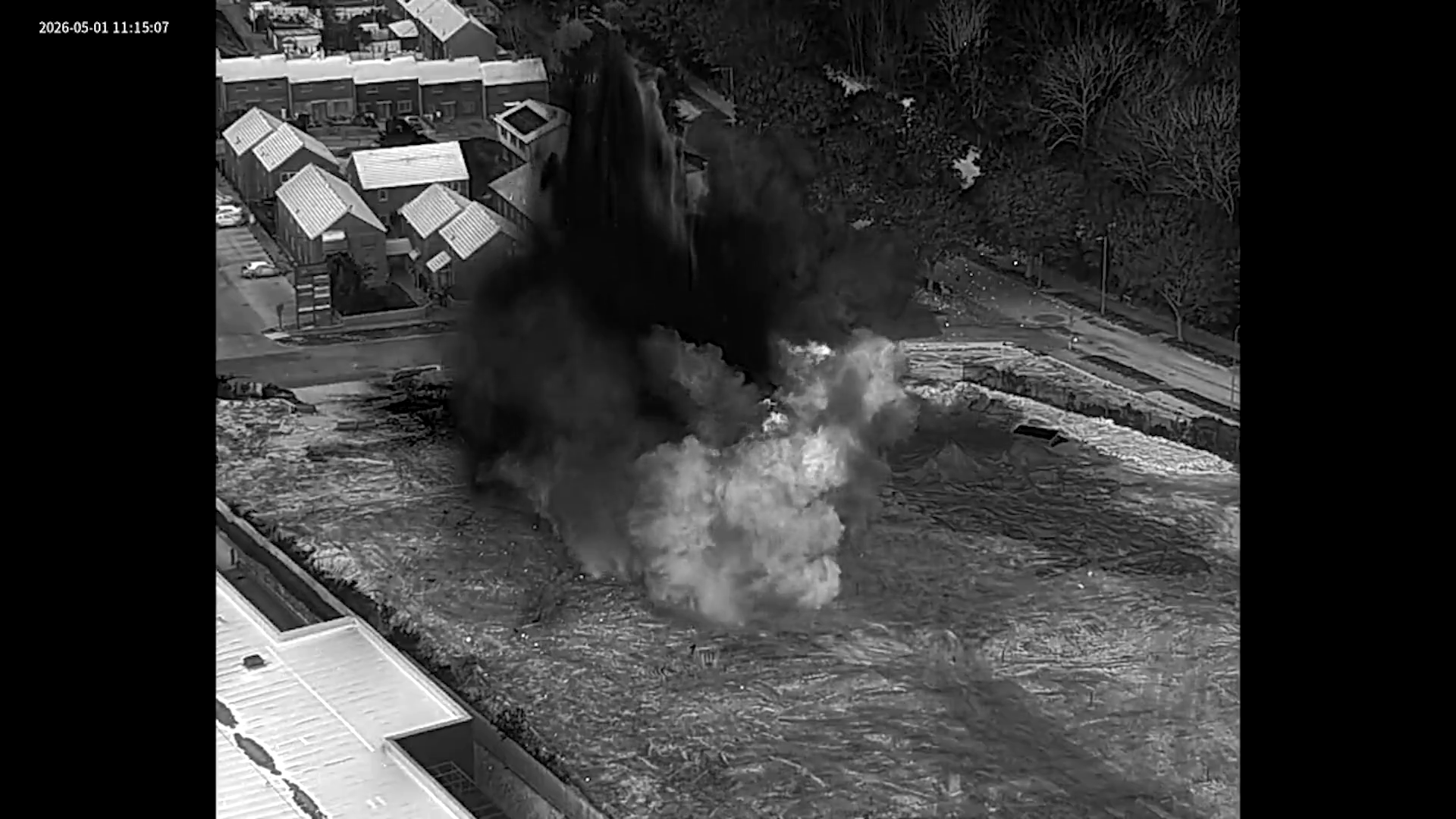 WATCH: Dramatic moment 250kg World War II bomb EXPLODES in Plymouth