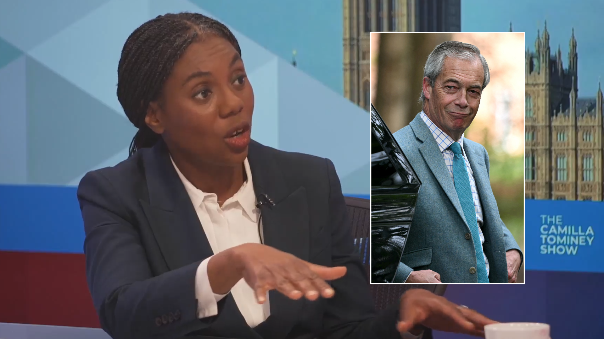 Kemi Badenoch declares Tories are ‘the only alternative’ to Labour as she slams ‘unserious’ Nigel Farage