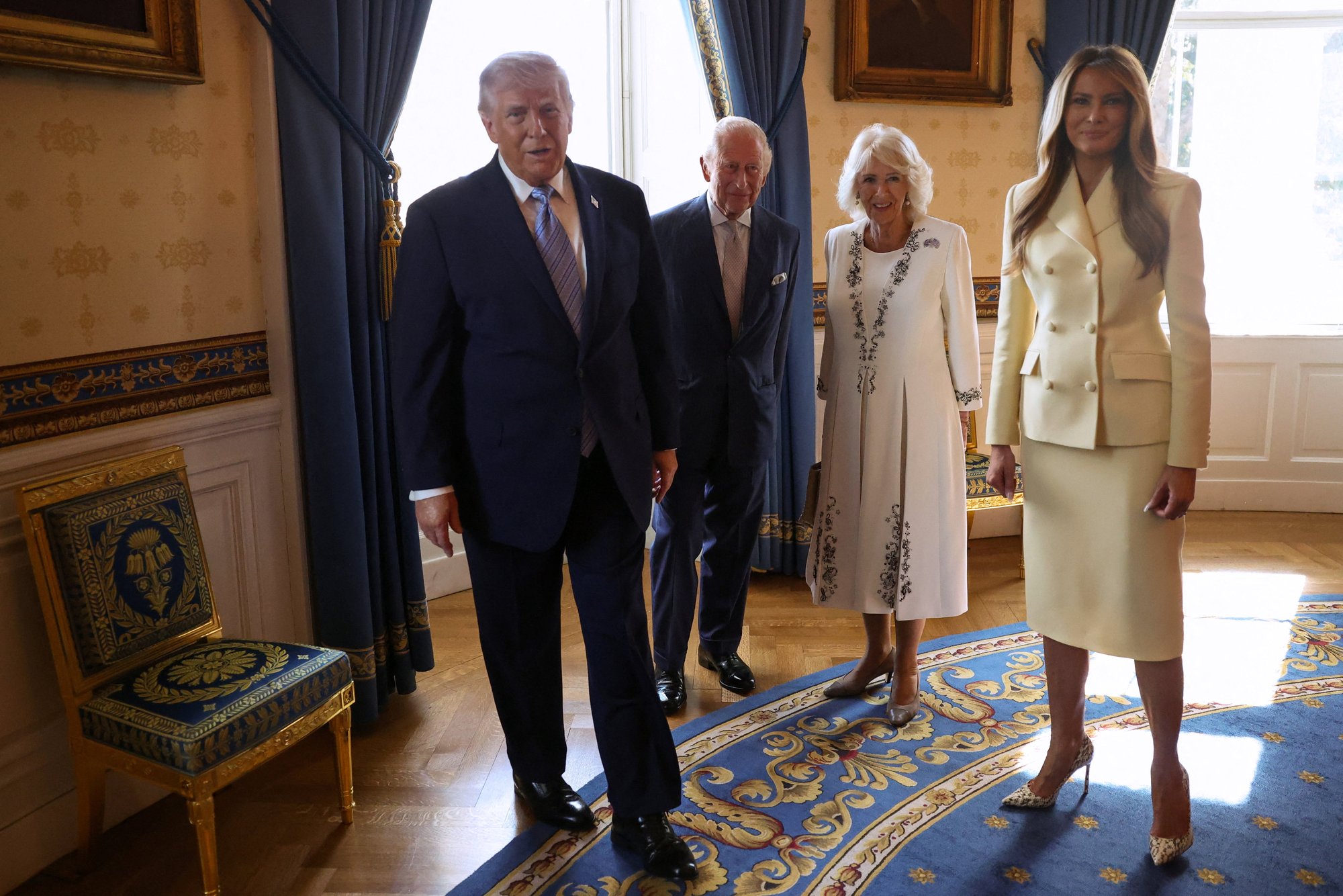Donald Trump reveals King Charles and Queen Camilla's reaction to the White House