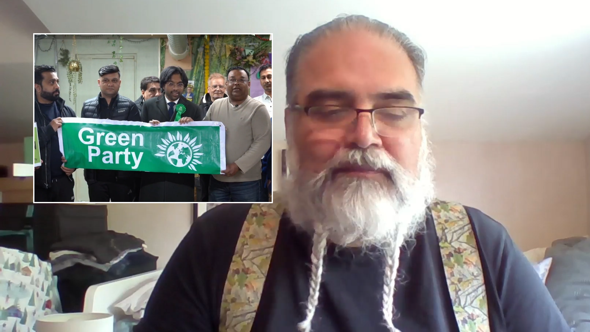 Green Party member admits feeling ‘uncomfortable’ after party election announcement made in foreign language