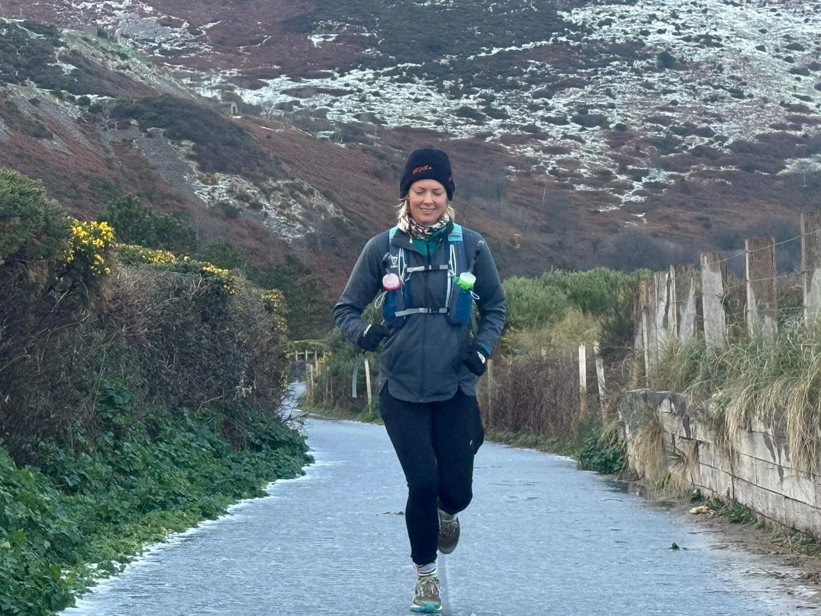 Woman runs length of Britain's entire coastline after multiple sclerosis diagnosis